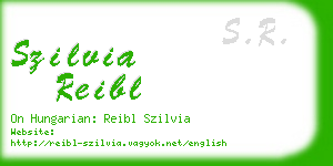 szilvia reibl business card